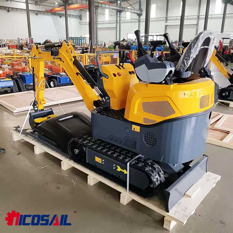 Urban Farming In China - Infrastruktur Perkotaan 1.2t Mini Excavator OKW12