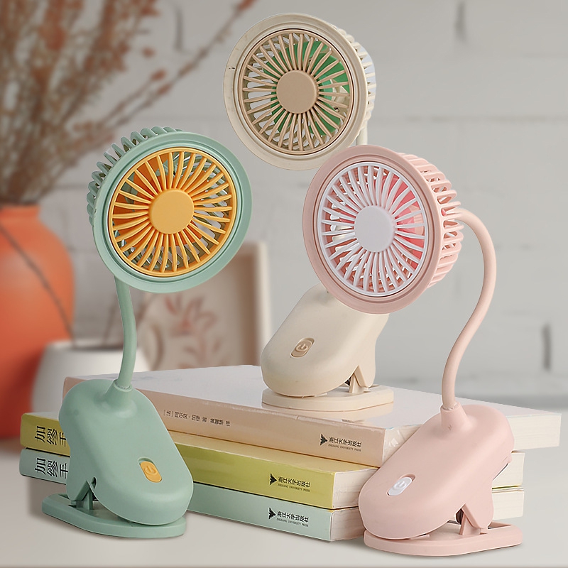 Oscillating Fan Clip - Kipas Kecil USB Isi Ulang dengan