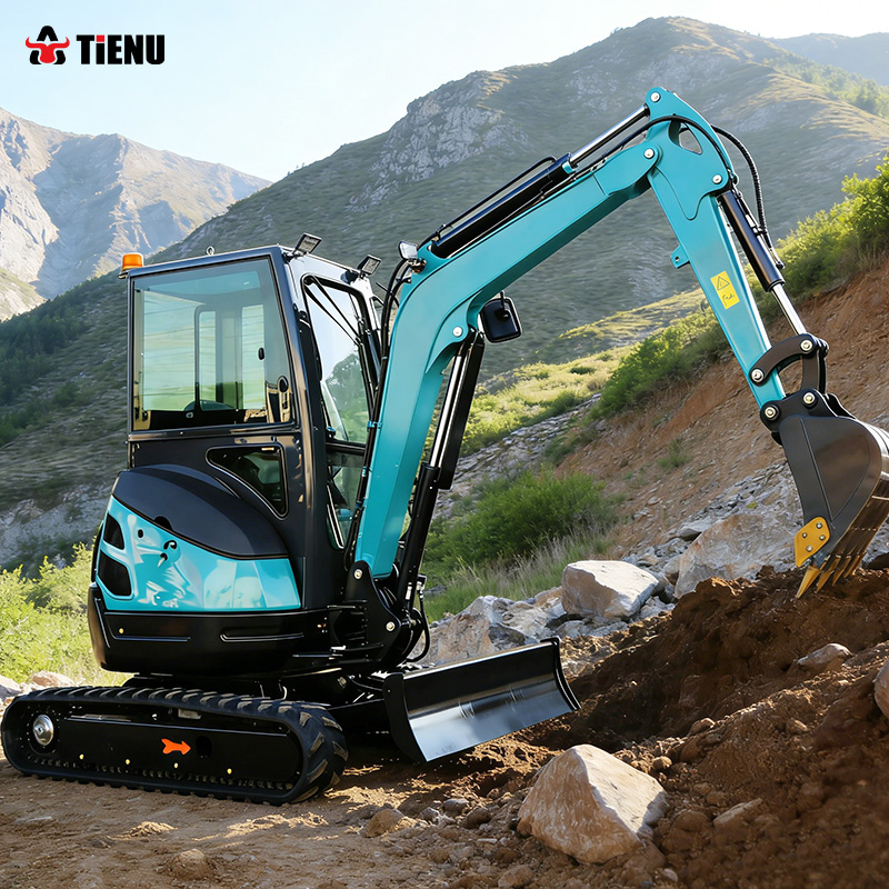 Excavator Mini Beroda Rantai B - Urban Farming In China ulasan dan harga