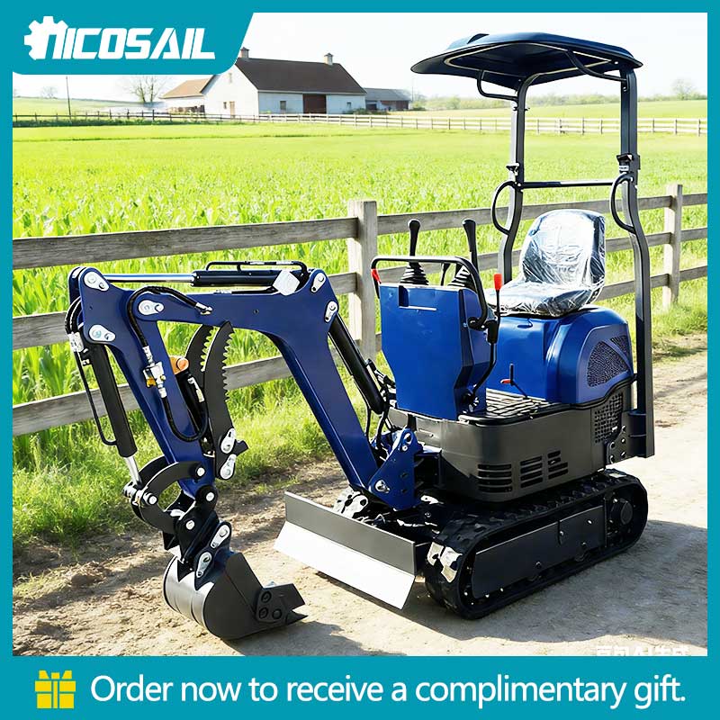 Excavator Mini 1t Kompak Multi - Urban Farming In China ulasan dan harga