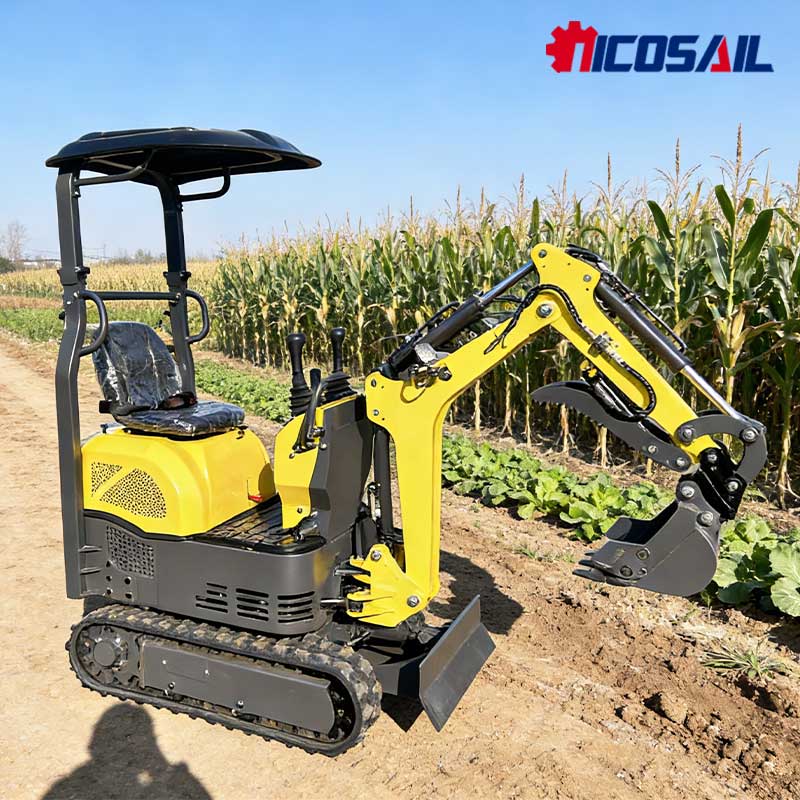 Excavator Mini 1t Kompak Multi - Urban Farming In China ulasan dan harga