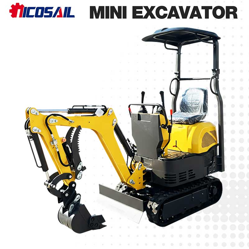 Excavator Mini 1t Kompak Multi - Urban Farming In China ulasan dan harga