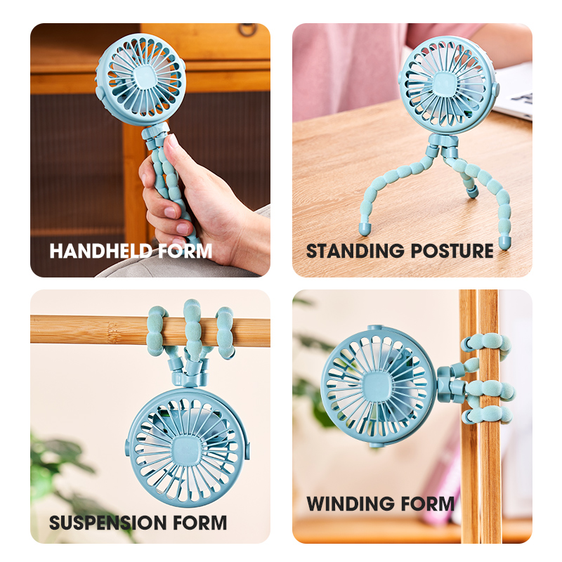 Kipas Bayi Portabel HOMEFISH,  - Oscillating Fan Clip ulasan dan harga