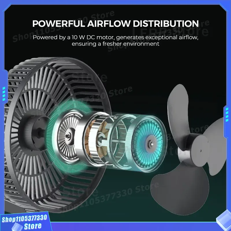 Kipas Klip-On Mars Hydro 6 Inc - Oscillating Fan Clip ulasan dan harga