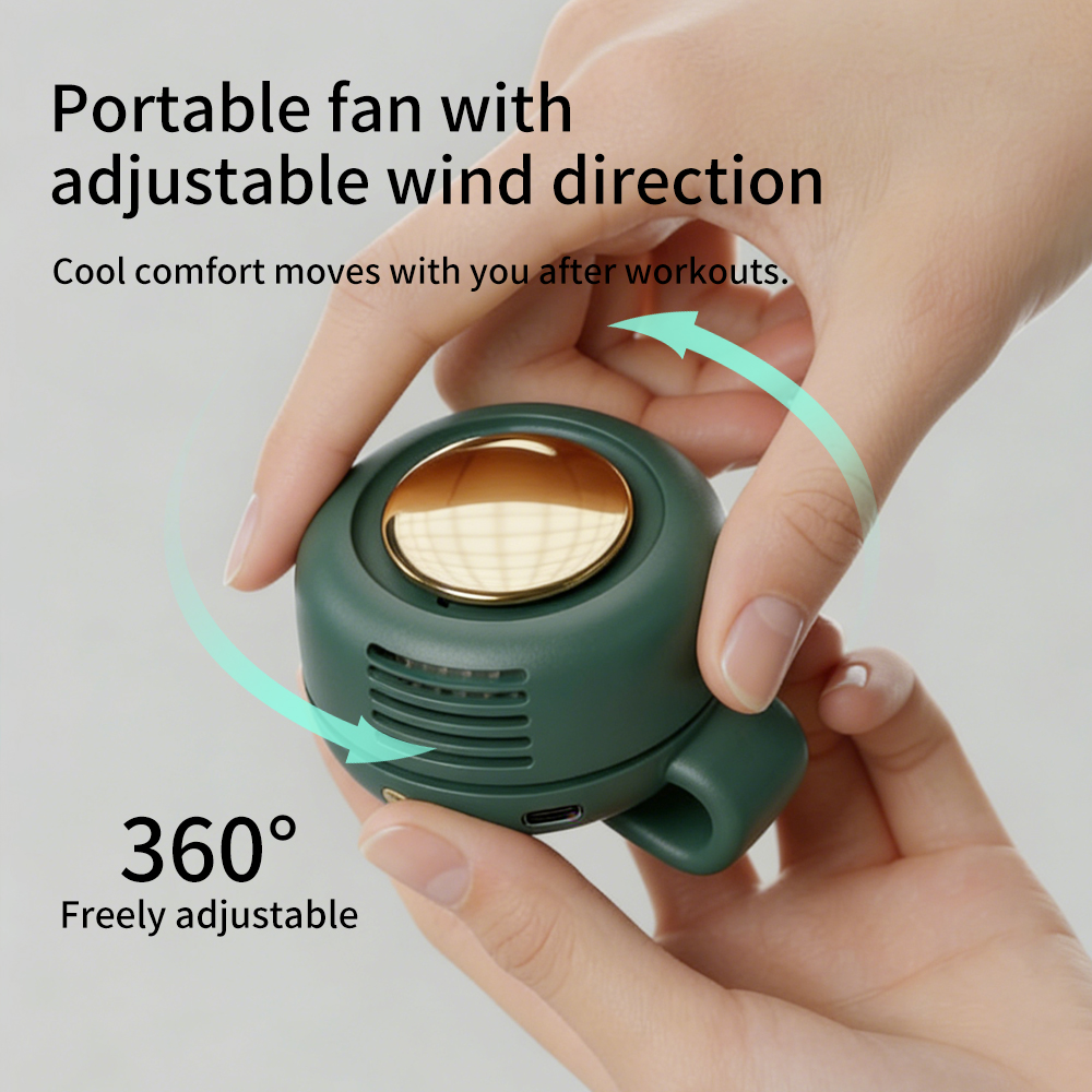 Kipas Leher Pinggang Portabel  - Oscillating Fan Clip ulasan dan harga
