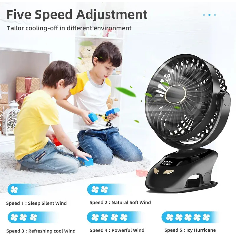 Kipas Meja Kecil yang Dapat Di - Oscillating Fan Clip ulasan dan harga