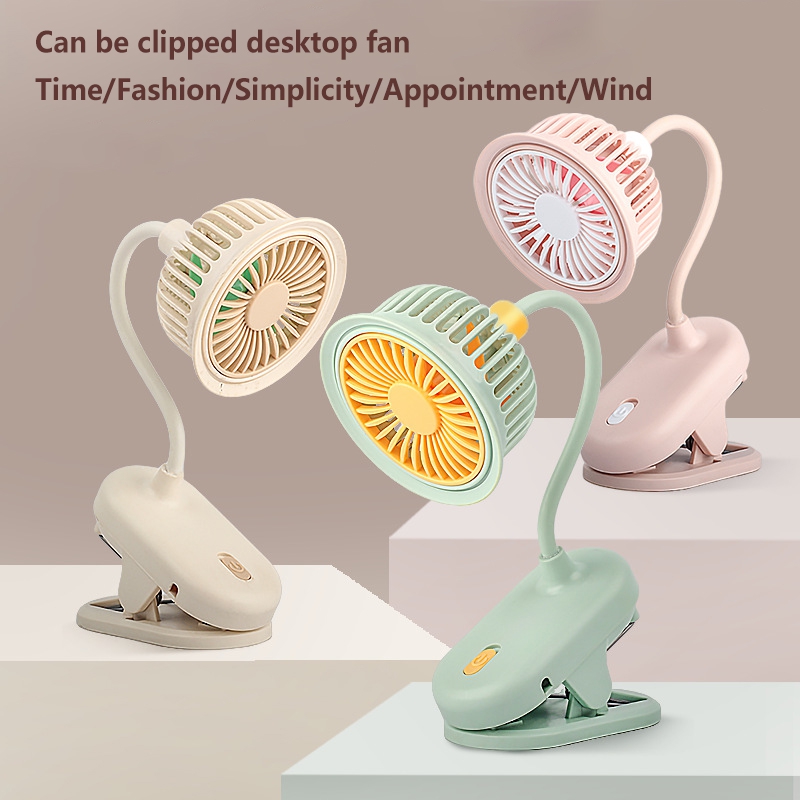 Kipas Kecil USB Isi Ulang deng - Oscillating Fan Clip ulasan dan harga